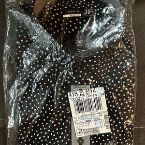 J.ferrar XL 17-17 1/2 dress shirt 34-35